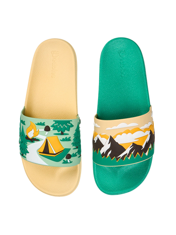 Sandales rigolotes Camp de montagnes