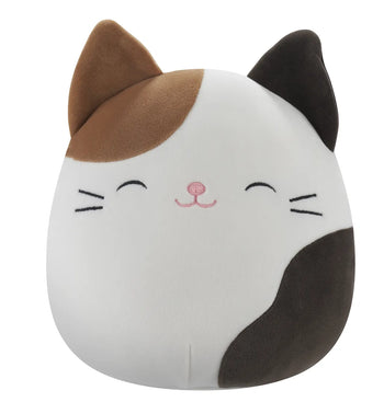 Peluche Squishmallows de 20 cm Cam le chat brun et blanc
