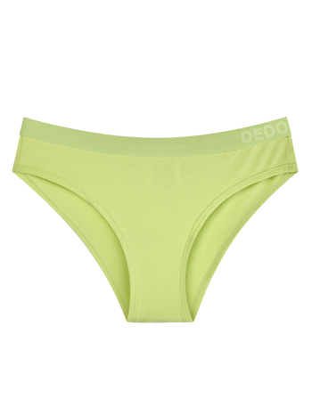 Culotte en modal vert citron crémeux pour femmes