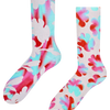 Chaussettes côtelées Fleurs funky