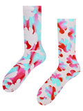 Chaussettes côtelées Fleurs funky
