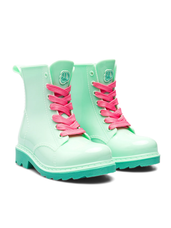 Bottes de pluie menthe clair pour enfants