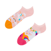 Socquettes rigolotes pour baskets Licorne dans les nuages
