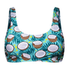 Vrolijke sportbikinitop Kokosnoot