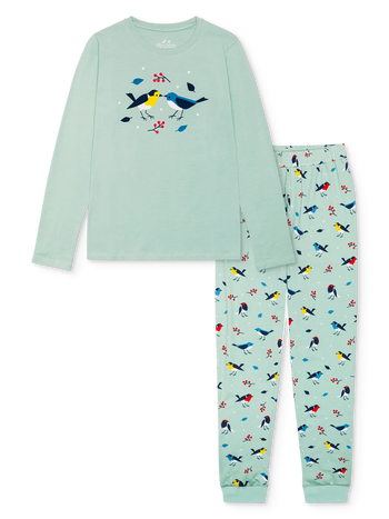 Pyjama rigolo pour femmes Oiseaux chanteurs