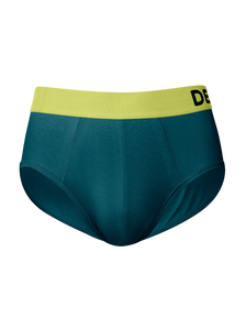 Culotte bleu sarcelle et jaune pour hommes