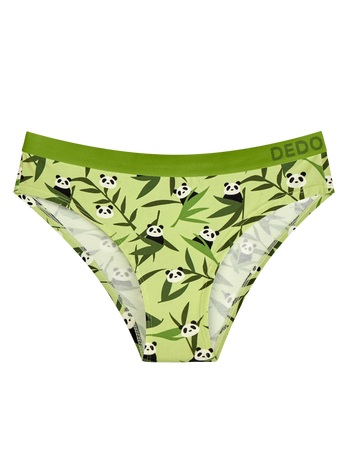 Culotte rigolote en modal pour femmes Panda et bambou
