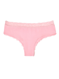 Culotte en dentelle rose corail pour femmes