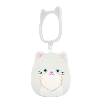 Squishmallows sleutelhanger Zachariah de angora kat, 9 cm