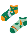 Socquettes rigolotes pour enfants Lapin et carotte