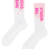 Chaussettes fonctionnelles rigolotes Prends le contrôle du monde