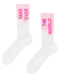 Chaussettes fonctionnelles rigolotes Prends le contrôle du monde