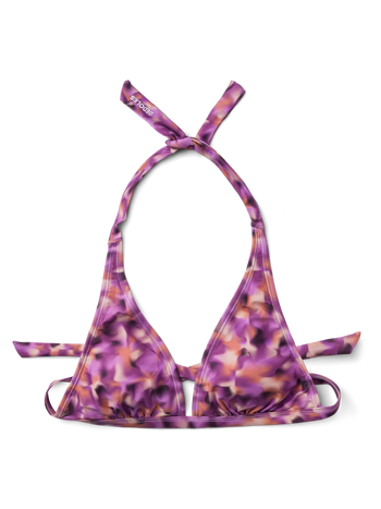 Haut de bikini triangulaire rigolo Camouflage rose