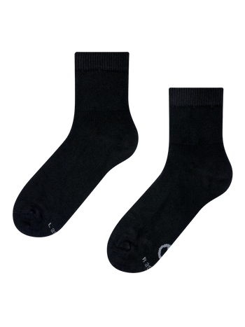 Chaussettes mi-mollet anti-stress vrai noir