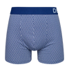 Boxer à motifs bleu et gris pour hommes