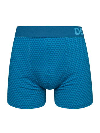 Boxer à motifs bleu émeraude pour hommes