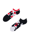 Vrolijke sneakersokken Hart puzzel