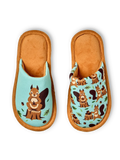 Vrolijke kinderslippers Eekhoorn in het bos