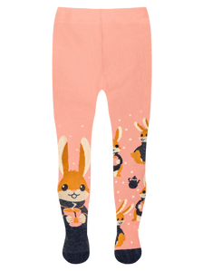 Vrolijke kindermaillot Konijn & thee