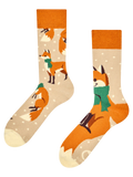 Chaussettes chaudes Renard avec écharpe