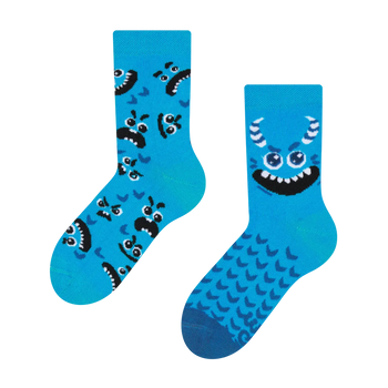 Chaussettes rigolotes pour enfants Petit monstre