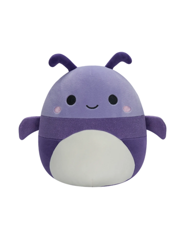 Peluche Squishmallows de 20 cm Axel le scarabée violet