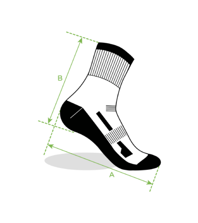 Chaussettes mi-mollet fonctionnelles